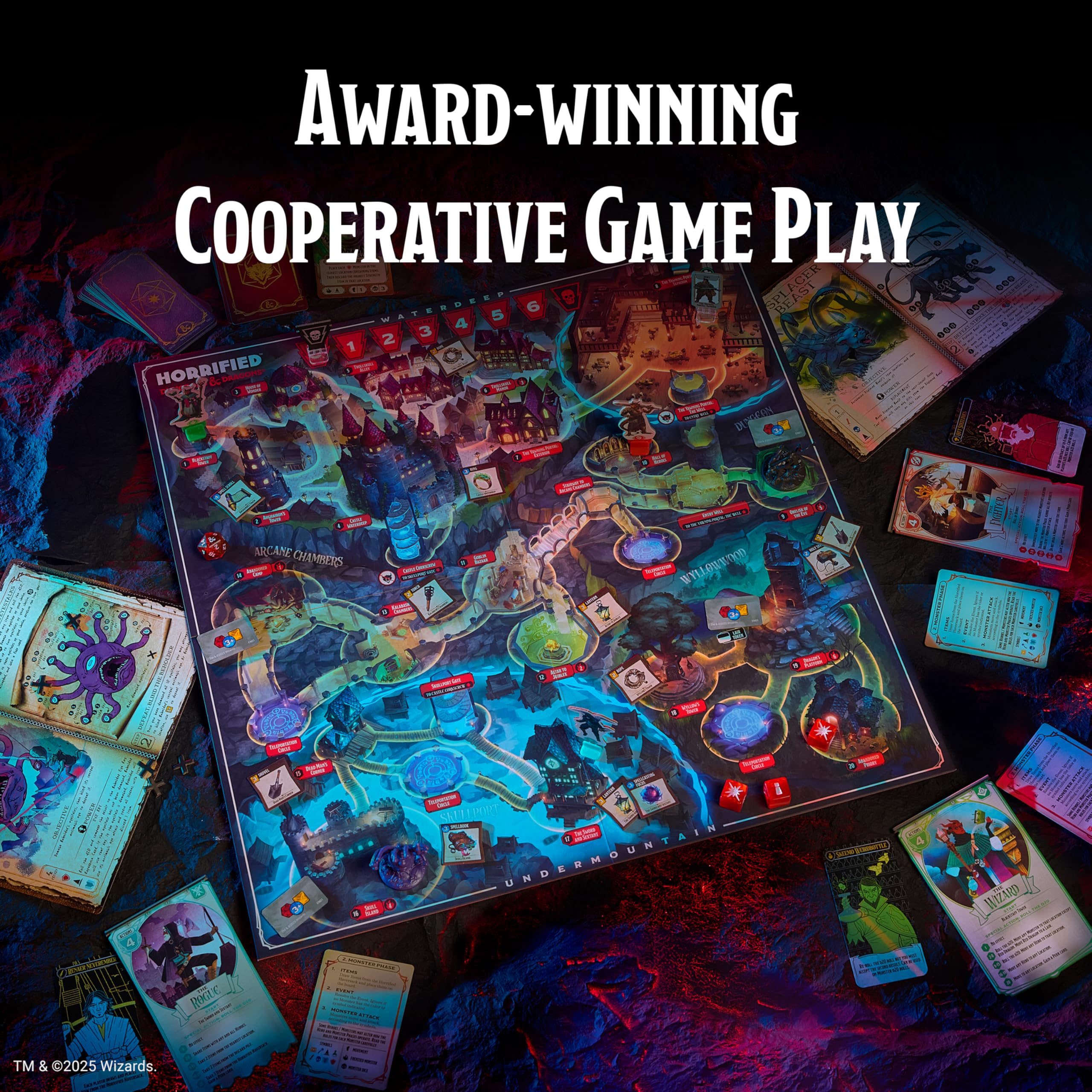 Dungeons & Dragons ボードゲーム Dungeons and Dragons Horrified: Dungeons & Dragons Board Game